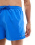 Gym King Linear swim shorts in blue