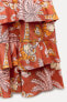 Фото #7 товара Платье миди с принтом — zw collection ZARA