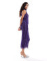 Фото #1 товара Amy Lynn Calla sleeveless textured midaxi dress in grape