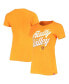 ფოტო #2 პროდუქტის Women's Heathered Orange Phoenix Suns Rally the Valley Davis T-shirt