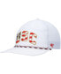 Фото #2 товара Men's '47 White USC Trojans Stars and Stripes Flag Flutter Hitch Snapback Hat