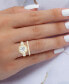 ფოტო #2 პროდუქტის 2-Pc. Set Cubic Zirconia Halo Ring & Band