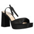 Nina Stacie Platform Block Heels Dress Womens Black Dress Sandals STACIE-003