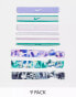 Фото #2 товара Nike 9 pack mixed hairbands in purple