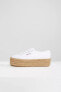 Superga – 2790 Espadrille – Flache Sneaker in Weiß