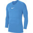 Футболка мужская с длинным рукавом Nike Dri Fit Park First Layer university blue / white, M - фото #1