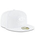 Фото #2 товара Men's Green Bay Packers White on White 59FIFTY Fitted Hat