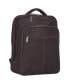 ფოტო #2 პროდუქტის Full-Grain Colombian Leather 16" Laptop Tablet Travel Backpack