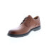 Фото #4 товара Clarks Un Tailor Tie 26144680 Mens Brown Wide Oxfords Plain Toe Shoes