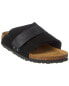 Фото #1 товара Birkenstock Kyoto Narrow Fit Suede Sandal Women's Black 38