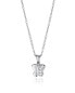 Фото #1 товара Gentle silver bow tie necklace Populars 5092C000-30