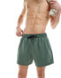 COLLUSION shorter length swim short in khaki