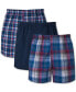 Фото #1 товара Men's 3-Pk. Ultimate® Comfort Flex Fit® Stretch Woven Boxers