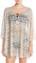 Фото #1 товара Lucky Brand 261059 Women's Fly Away Crochet Lace Poncho Cover-Up Dress Size Osfm