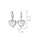 Фото #4 товара Серьги Bling Jewelry I Love My Dog Heart Shape Cut