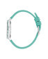 Unisex Three Hand Code One Small Green Silicone Strap Watch 35mm
