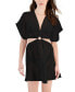 Фото #4 товара Women's Cut-Out Dolman Sleeve Cover-Up, Created for Macy's