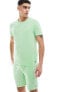 Фото #2 товара Polo Ralph Lauren Loungewear t-shirt with hem logo in green