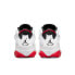 [322992-160] Mens Air Jordan 6 RINGS 'WHITE UNIVERSITY RED BLACK'