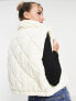 Фото #3 товара Monki padded gilet in beige