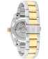 ფოტო #3 პროდუქტის Men's Automatic Two-Tone Stainless Steel Bracelet Watch 40mm, Exclusively Ours