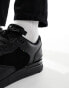 Фото #6 товара PS Paul Smith Ware leather runner trainers in triple black