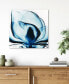 Фото #5 товара Blue Magnolia x-ray Frameless Free Floating Tempered Glass Panel Graphic Wall Art, 24" x 24" x 0.2"