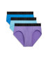 ფოტო #1 პროდუქტის Men's Mesh No Show Performance Brief, Pack of 3