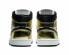 Фото #5 товара Кроссовки Nike Air Jordan 1 Mid Metallic Gold Black White (Золотой)