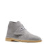 Фото #3 товара Clarks Desert Boot 26169941 Mens Gray Suede Lace Up Chukkas Boots