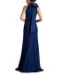 ფოტო #2 პროდუქტის Women's Sims Taffeta Shoulder Bow Halter Gown