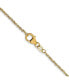 Фото #2 товара Diamond2Deal 18k Yellow Gold 16" Singapore Chain Necklace