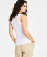Women's Ribbed U-Neck Tank, Created for Macy's