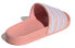 Фото #5 товара adidas originals Adilette Slides 休闲运动拖鞋 女款 粉色 / Спортивные тапочки Adidas originals Adilette Slides GX3372