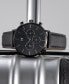 ფოტო #6 პროდუქტის Men's Quartz Legacy Leather Black Watch 42mm