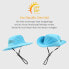 Фото #7 товара Pesaat Sun Hat Children's Adults Summer Hat UV Protection Summer Hat Crushable Waterproof Fishing Hat with Chin Strap Garden Hat Boonie Hat Women for Gardening Hiking