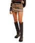 ფოტო #2 პროდუქტის Women's Mod Moment Faux-Leather Mini Skirt