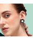 ფოტო #2 პროდუქტის Women's Snowball Flower Stud Earrings