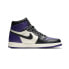 Фото #2 товара Кроссовки Nike Air Jordan 1 Retro High Court Purple серые (Фиолетовый, Черный)