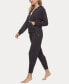 Фото #2 товара Women's Aria Zip Up Hoodie and Jogger Lounge Set