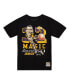 Фото #3 товара Men's Magic Johnson Black Los Angeles Lakers Hardwood Classics Caricature T-shirtMen's Mitchell & Ness Magic Johnson Black Los Angeles Lakers Hardwood Classics Caricature T-shirt