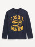 Фото #1 товара Long-Sleeve Graphic T-Shirt for Boys