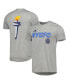 Фото #1 товара Men's Heather Gray New York City FC Team Jersey Hook AEROREADY T-shirt