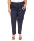 ფოტო #1 პროდუქტის Plus Size Selma High Rise Skinny-Leg Jeans