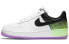 Nike Air Force 1 Low "Splatter" 泼墨 低帮 板鞋 女款 白绿紫