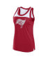 Фото #3 товара Women's Red Tampa Bay Buccaneers Sequin Tank Top