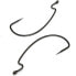 Gamakatsu Worm Hook, Needle Point, Offset Shank, Extra Wide Gap 1/0 (6 Pack) - фото #2