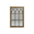 Фото #1 товара Настенное зеркало DKD Home Decor Коричневый Чёрный Металл Ббереза Натуральный Окно 60 x 3 x 95 cm