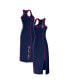 Фото #1 товара Women's Navy Boston Red Sox Racerback Tank Midi Dress