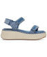 ფოტო #2 პროდუქტის Women's Debra Flatform Slingback Sandals